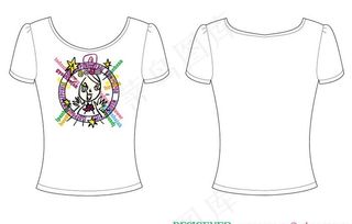 服装 设计 印花 可爱 女孩 t恤...