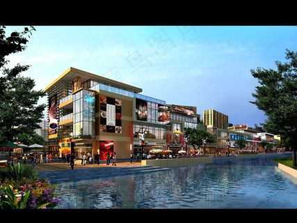 商场效果图图片