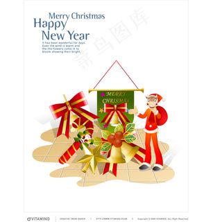 圣诞节 节日动物 矢量 AI_14