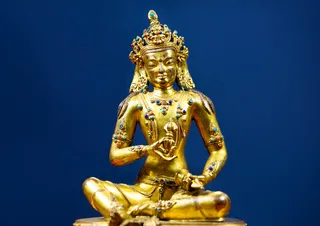 鎏金金刚萨埵像图片