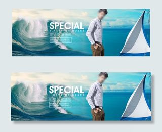 淘宝男装男士衬衫全屏海报psd图片