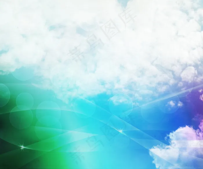 摘要天空背景