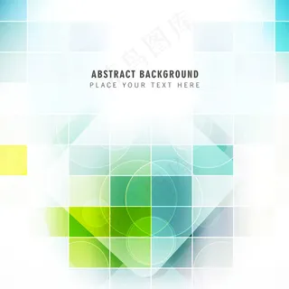 绿色背景矢量图