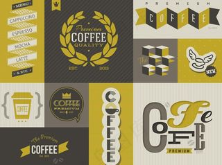 咖啡名片卡片图片