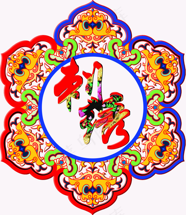 刺绣26-30厘米(3071X3543(DPI:300))psd模版下载