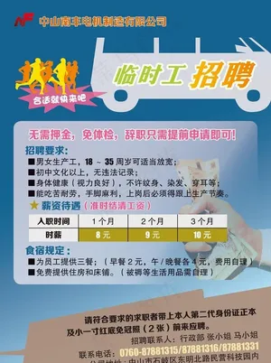2014招聘临时工