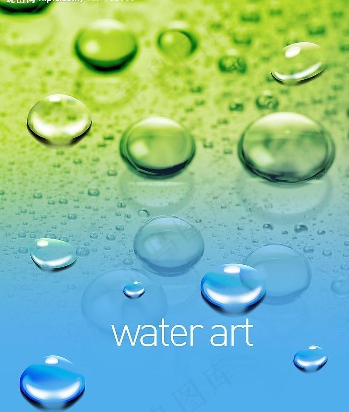 水珠背景图片(3000X3750(DPI:300))psd模版下载