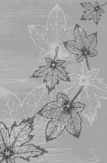 垃圾树叶背景矢量插画