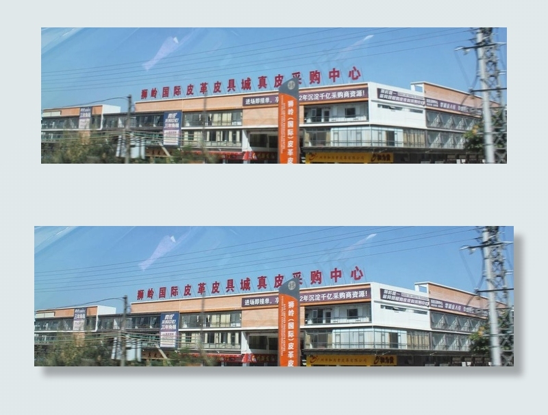 狮岭皮革城图片