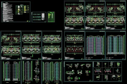 高层住宅详细CAD设计图