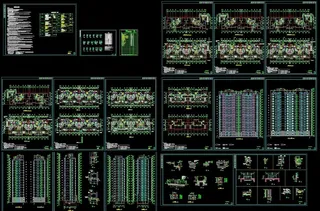 高层住宅详细CAD设计图
