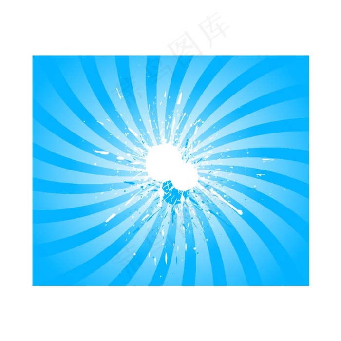 蓝色花纹矢量图素材