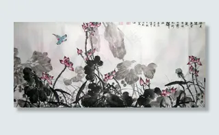 映日荷花别样红图片