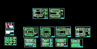 五层中医药学院行政楼设计施工图