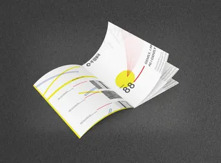 方形黑色画册样机空白画册样机样机办公室场景智能贴图画框画册样