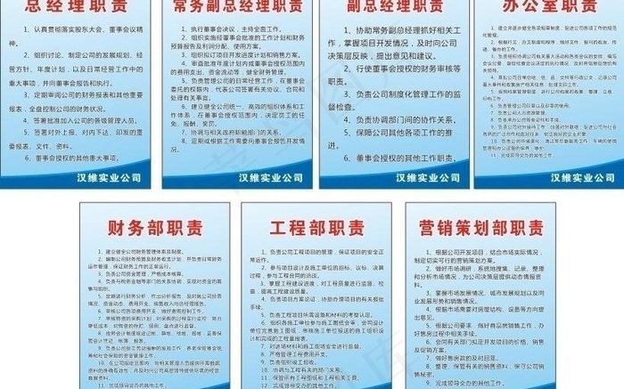 公司制度图片cdr矢量模版下载