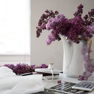 简约小清新文艺风插花静物摆拍背景