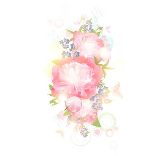 粉色花纹背景 粉色花纹背景