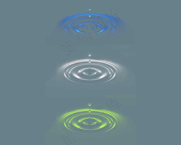 PSD水滴素材