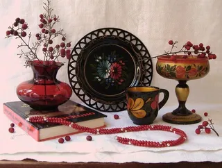 花瓶杯子摆设图片