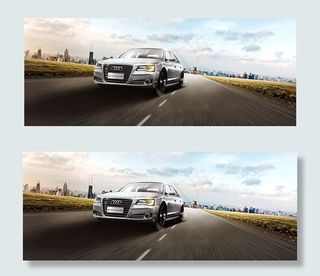 奥迪汽车海报