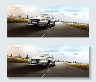 奥迪汽车海报