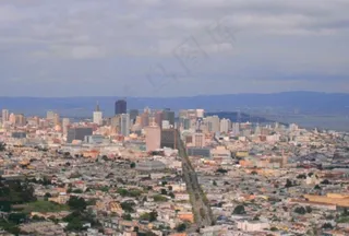 国外城市夜晚航拍素材下载