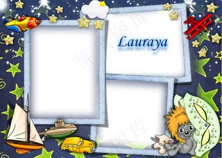 精美儿童相框设计PSD 下载