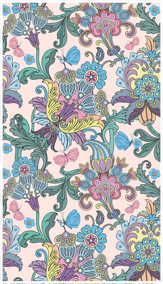 植物花卉背景图案