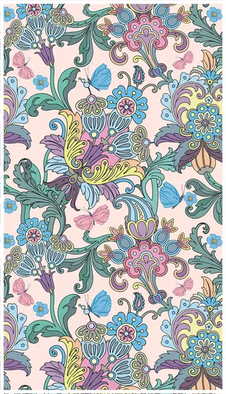 植物花卉背景图案