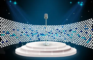 炫光舞台背景矢量图免费下载