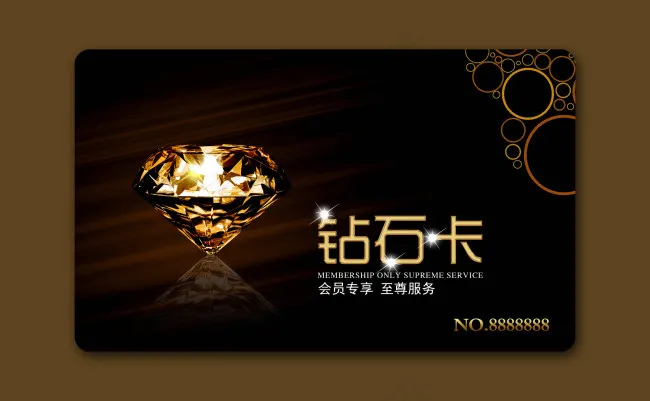 VIP卡片制作psd模版下载