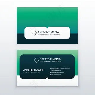 绿色时尚名片