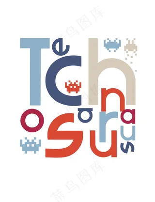 T恤图案设计图文组合英文字体