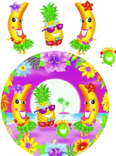 卡通水果人图片