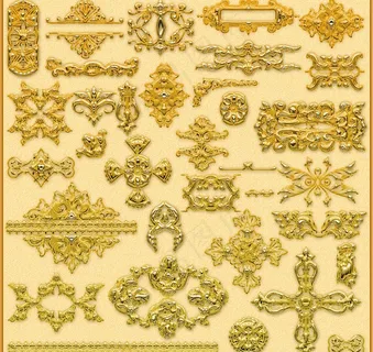 欧式花纹图片