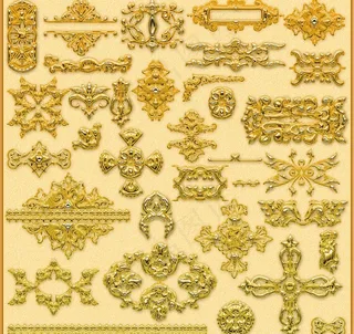 欧式花纹图片