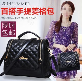 淘宝女包直通车宣传图 百搭菱格系