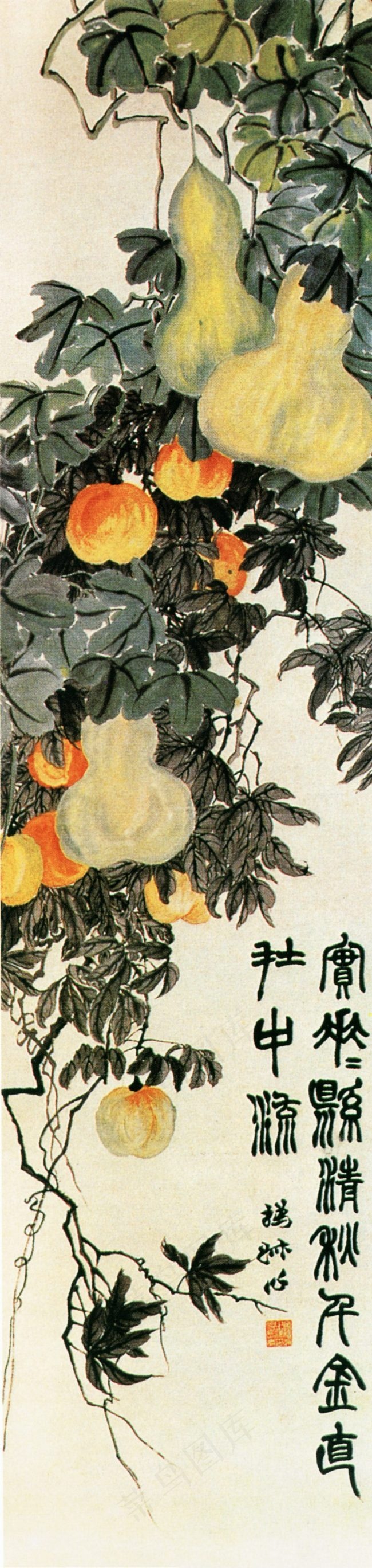 瓜藤上的葫芦