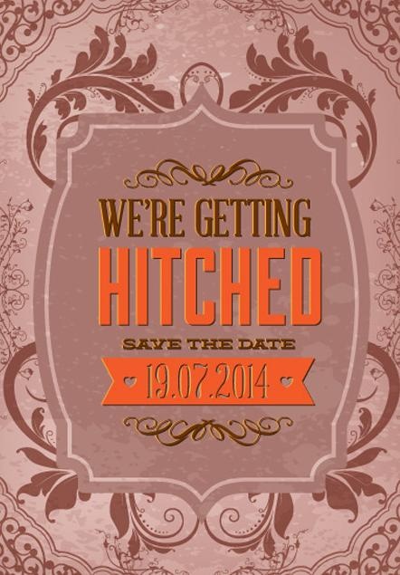 婚礼请柬背景图片