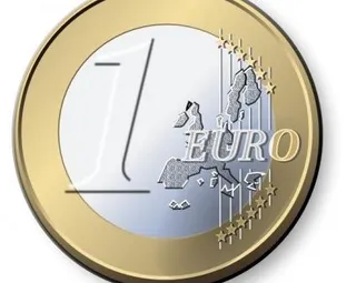 一欧元的硬币夹艺术