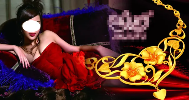 珠宝美女海报 珠宝美女海报