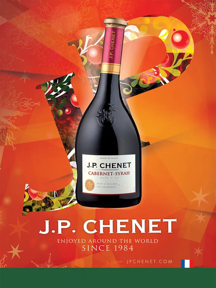 法国第一品牌红酒圣诞节特别版ai矢量模版下载