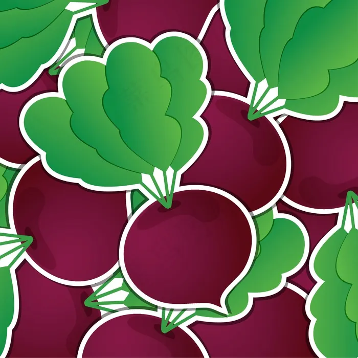 矢量格式的甜菜标签卡eps,ai矢量模版下载