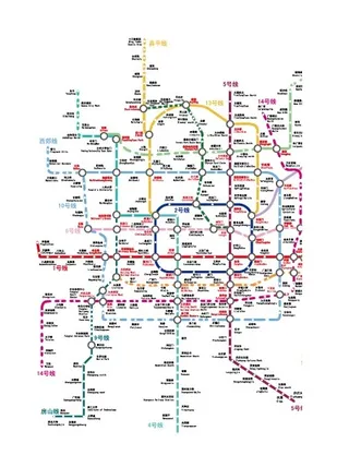 北京地铁详细图