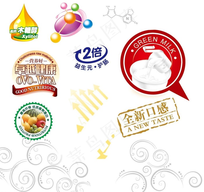 食品小标图片