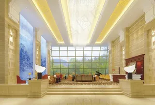 大堂空间效果图图片