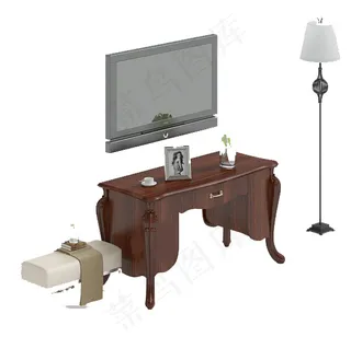时尚电视柜模型