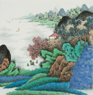 中国风景画图片