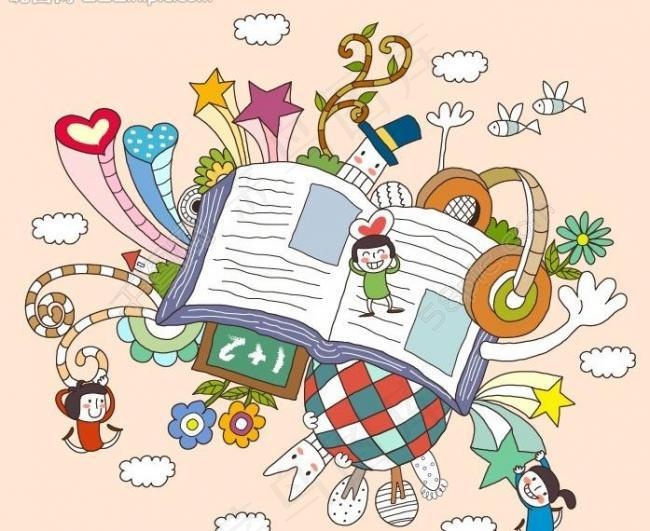 矢量儿童插画图片